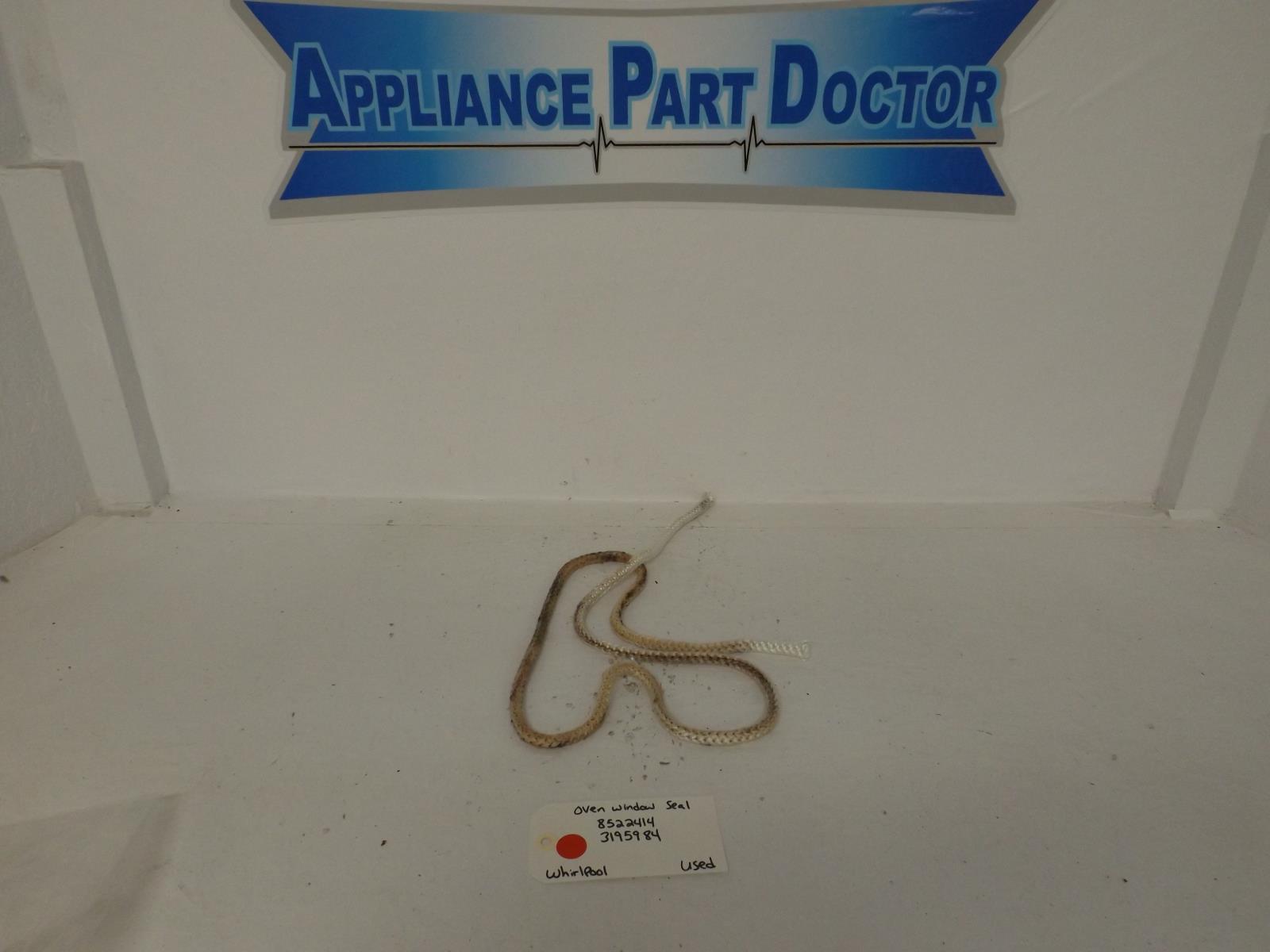 Whirlpool Stove 8522414 3195984 Oven Window Seal Used Whirlpool Stove 8522414 3195984 Oven Window Seal Used